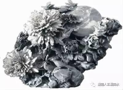 湖南浏阳县特产：菊花石雕