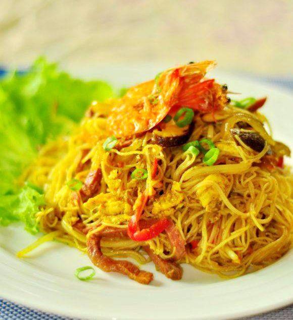 食物无国界，在家做新加坡美食：星洲炒米