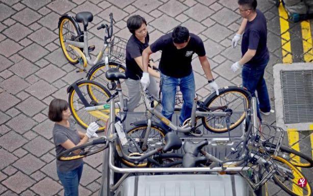 新加坡oBike脚踏车已移除超过35000辆