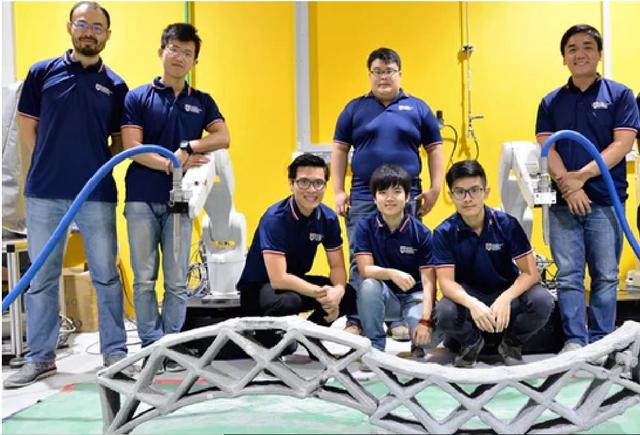 新加坡南洋理工大学科学家开发混凝土同步3D打印的智能技术