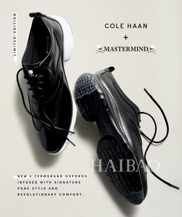 美国鞋履品牌COLE HAAN携手MASTERMIND推出2018秋冬限量版男鞋系列