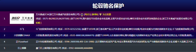 2018年轮毂品牌企业榜出炉！8家上市，1家入选世界500强