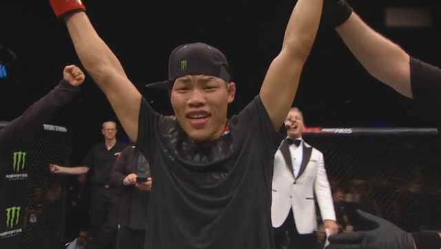 UFC新加坡站中国军团豪取4战全胜，李景亮完胜日本猛将阿部大治！