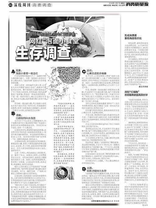 网红“泡面小食堂”生存调查