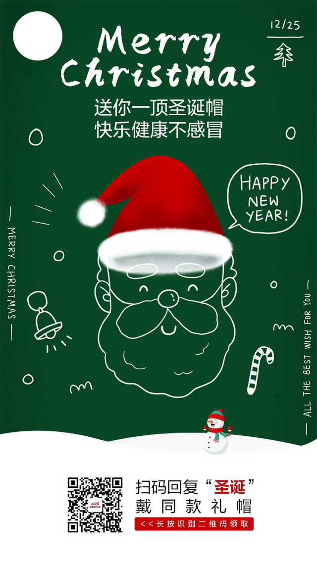 圣诞来临，给你的头像来挑选一个圣诞帽吧