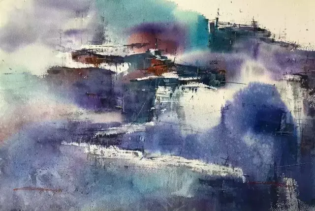 水彩风景的诗意，原来这么美！