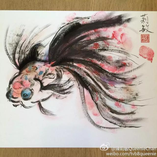 美爆,化妆品还可以画出国画般效果，果然贫穷限制我的想象力啊