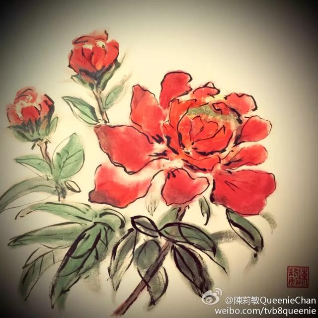 美爆,化妆品还可以画出国画般效果，果然贫穷限制我的想象力啊