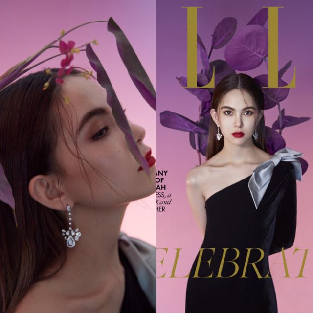 天王嫂昆凌又双叒登《ELLE》杂志，不同风格瞬间切换，过分美丽