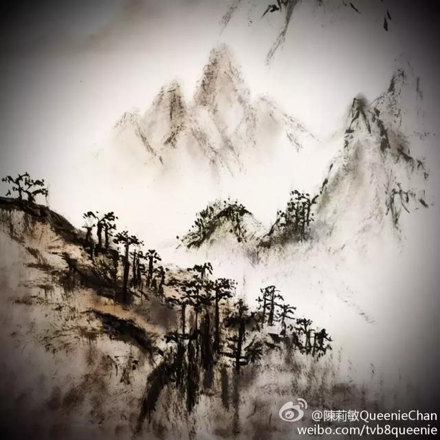 美爆,化妆品还可以画出国画般效果，果然贫穷限制我的想象力啊