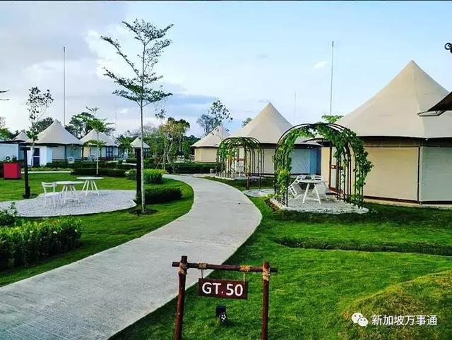 不必去芬兰，新加坡旁就有一处高颜值“帐篷酒店”，自带星空泳池