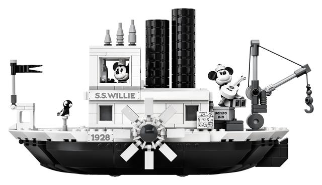 致敬迪士尼动画，乐高®IDEAS系列21317汽船威利全新亮相