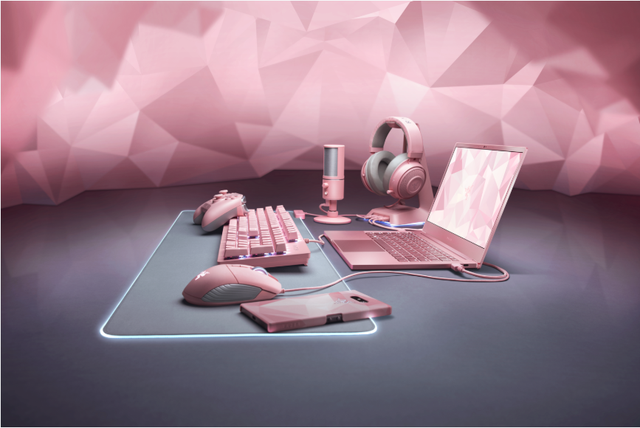 Razer雷蛇推出全新Quartz粉晶版情人节系列产品