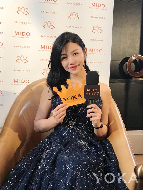 从美度全新花淅系列腕表里 读出陈妍希的柔美和自信