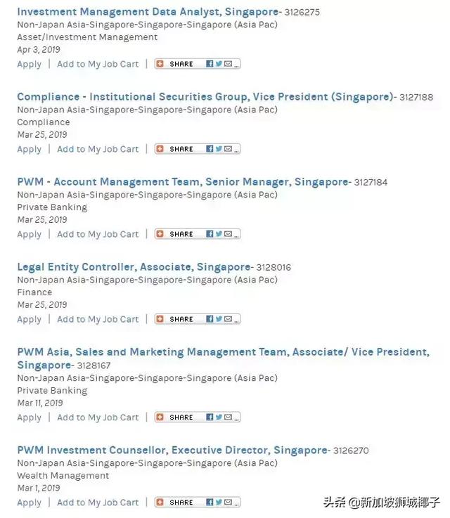 最新版！深扒新加坡最缺人的15个国际大公司，月薪都是多少？