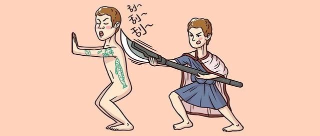 拿刀刮身体、用背蹭墙壁，古人洗澡老带劲了