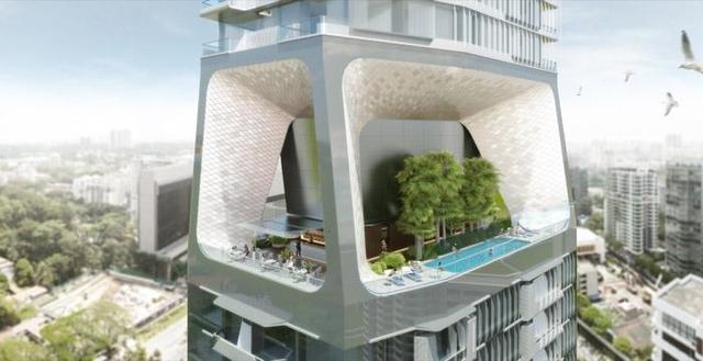 Scotts大楼概念设计，新加坡 -天空邻里花园建筑 垂直空中花园