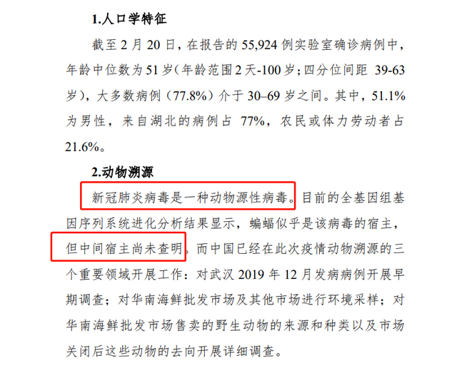 新冠病毒是一种动物源性病毒、中间宿主尚未查明……中国-世卫组织联合考察报告发布