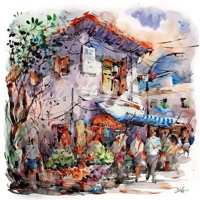 56岁大叔街头作画30年！一幅画2000万播放量，有梦想谁都了不起