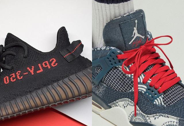 今早 Yeezy 350 红字、AJ4 刺子绣发售！你抢到了吗？