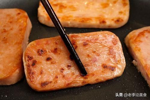 这个午餐肉，竟然90%全是肉，怪不得风靡全网，就是小时候的味道