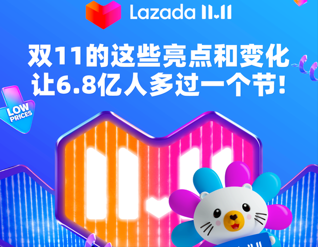 Lazada发布东南亚双11大促亮点，各国家打破记录的业绩抢眼