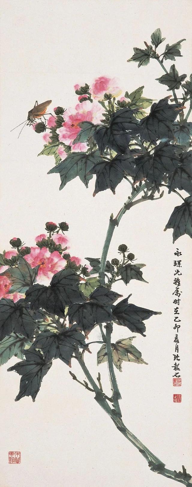 的花卉画设色妍雅富丽，素享“牡丹王”美誉