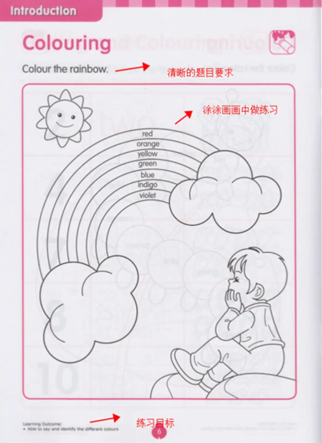 新加坡英文原版彩虹练习册，数+英+科