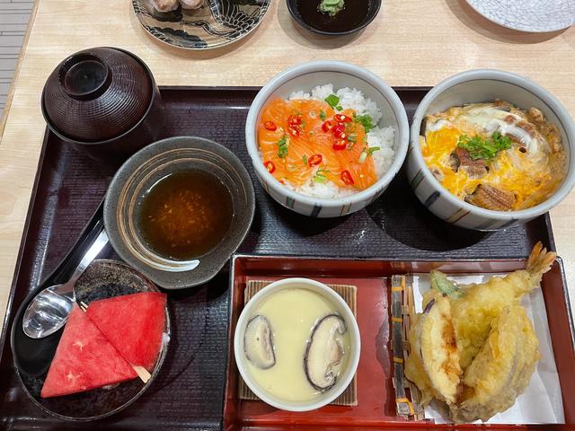 日料 红虾榴莲 炸串 分享