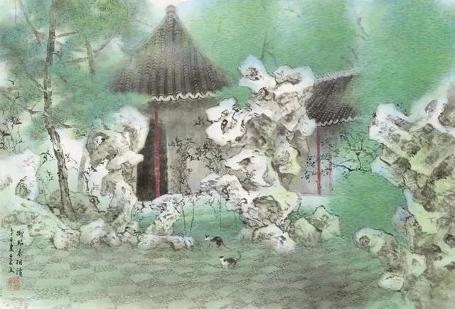 海派山水画家——乐震文的“乐式山水”