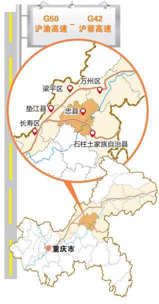 沿着高速看中国·重庆｜百里柑橘长廊成为忠县新名片