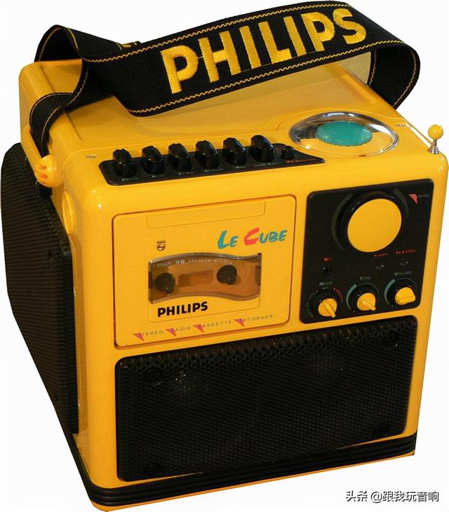 PHILIPS飞利浦 Le Cube D8080 / D8082便携式收音机、盒式磁带录音机