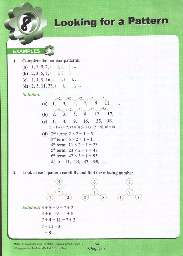 教材//《Maths Olympiad》新加坡奥数