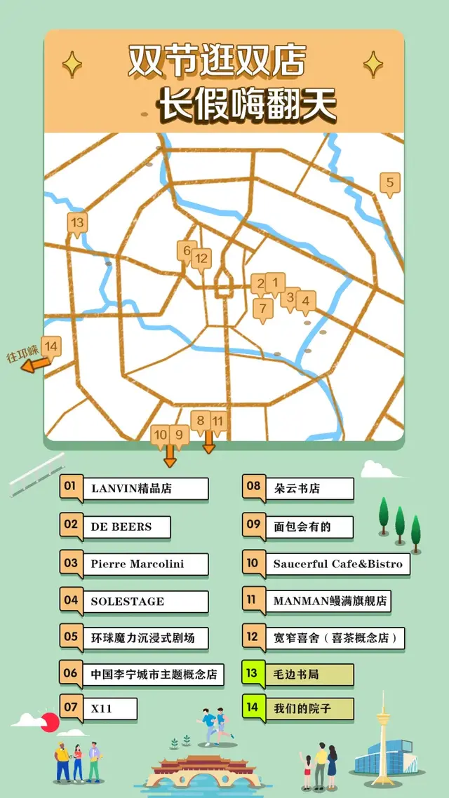 双节逛双店，长假嗨翻天