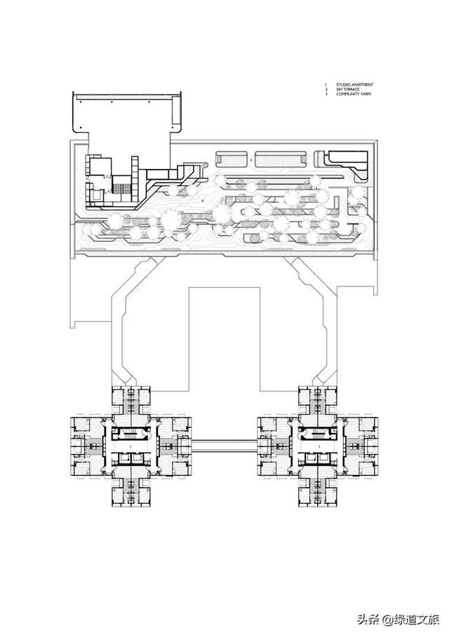 分层式的“三明治”建筑设计，绿植和建筑的“和谐美”