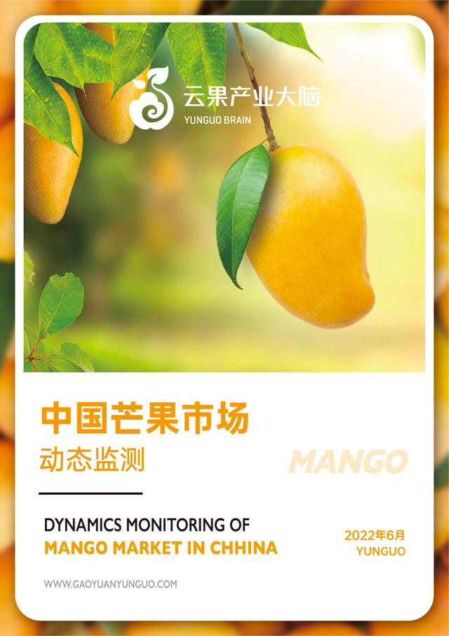 中国芒果市场动态监测（2022年6月）
