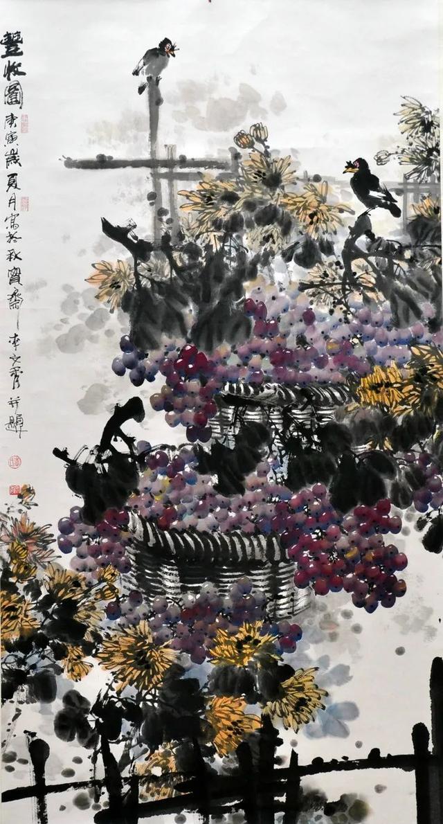 一花一世界｜李文秀的花鸟画艺术