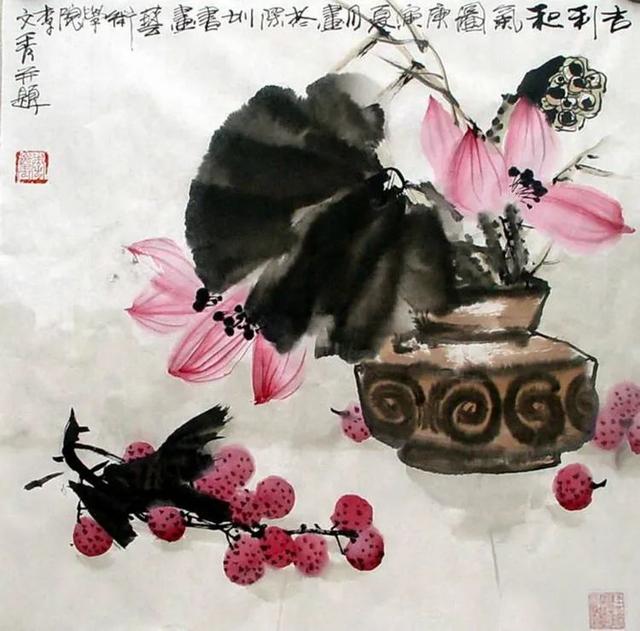 一花一世界｜李文秀的花鸟画艺术