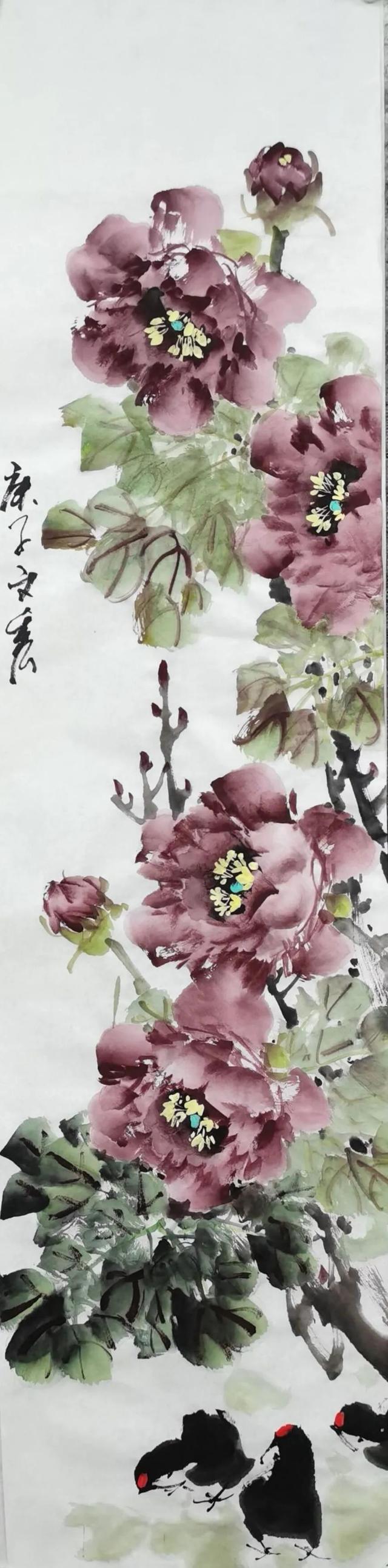 一花一世界｜李文秀的花鸟画艺术