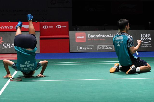 （体育）羽毛球——新加坡公开赛：王懿律/黄东萍获混双亚军