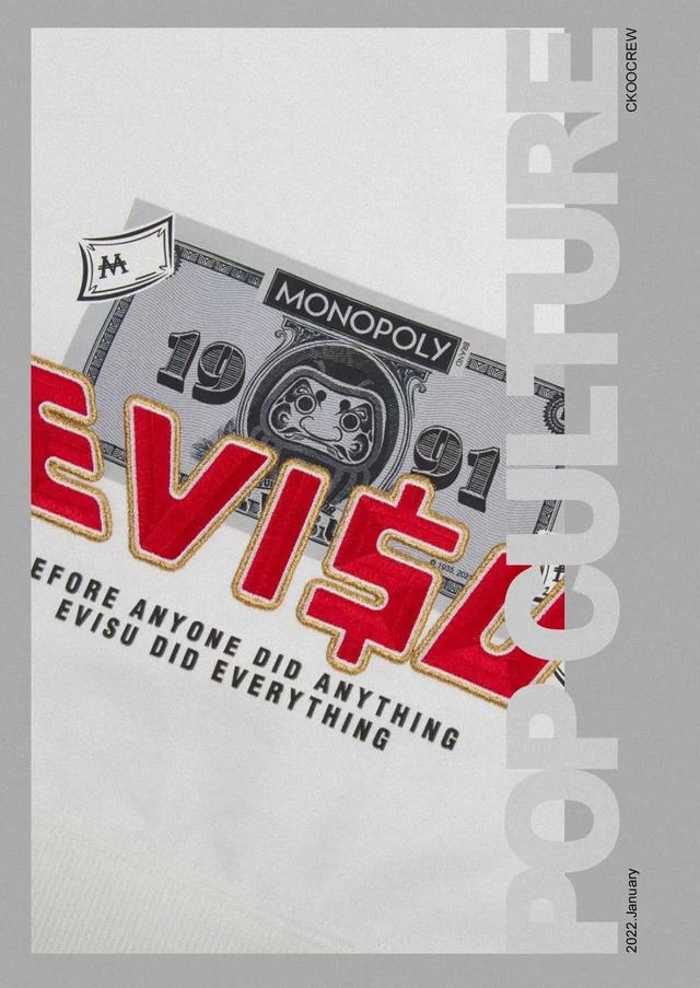 EDC、PALACE 联名后，EVISU x 大富翁的「海鸥」如何升级？
