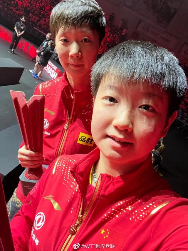 王曼昱/孙颖莎女双夺冠，“龙胖”再迎巅峰对决 | WTT新加坡大满贯